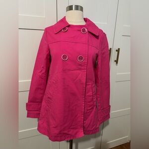 GAP bright pink 100% cotton jacket